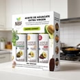 thumbnail image 4 of NBF - Aceite de Aguacate Extra Virgen | Tripack Gourmet: Ajo, Hierbas de Provenza, Chipotle | Rico en Omega-3, 6, 9 | Prensado en Fr&iacute;o | Ideal para Cocinar y Aderezar, 4 of 8