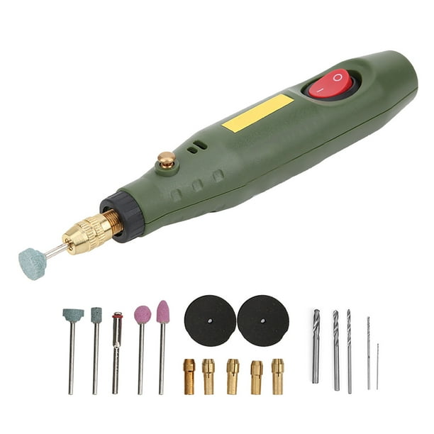 Mini 15W Mini Electric Drill Tool Kit With Ergonomic Handle AC 100 240V Wood Carving For Agate Carving Cutting Engraving US Plug