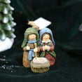 thumbnail image 2 of Outdoor Christmas Decorations Christmas Tree Decorations, Resin Manger Pendant Holiday Scene Tree Accent, 2 of 8