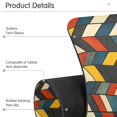 thumbnail image 4 of Yayeee Faucet Mat for Kitchen Sink 14.7" Diatomite Long Splash Guard Pad, Red Geometric, 4 of 7