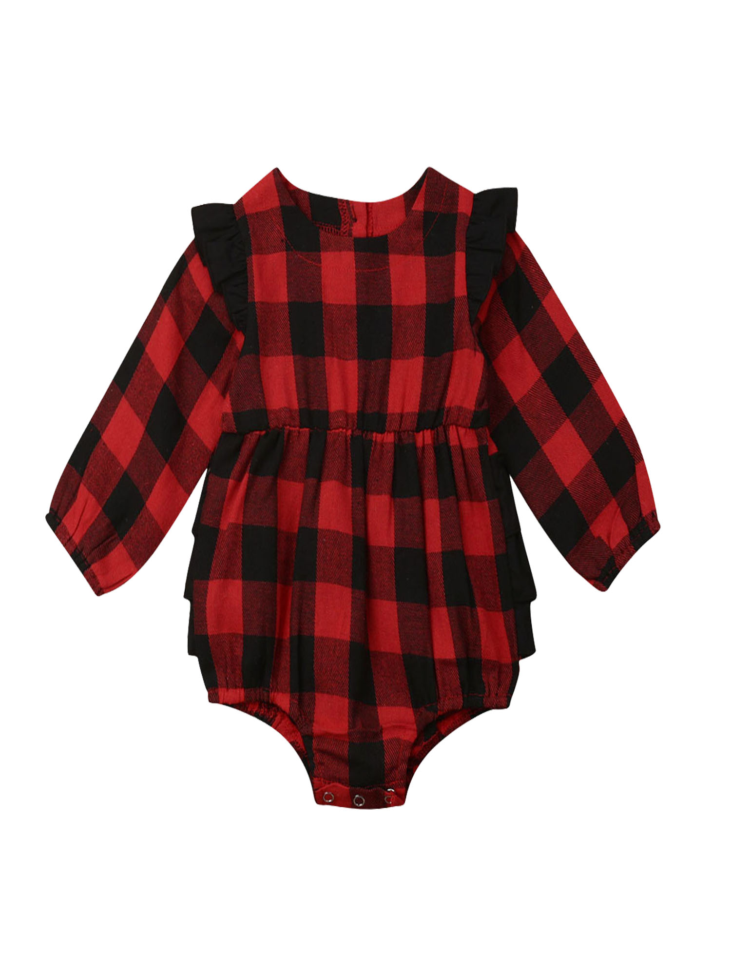 red and black plaid clothing