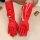thumbnail image 3 of Guantes de goma para uso doméstico, gruesos y cálidos, con forro polar, resistentes al aceite, resistentes a ácidos y álcalis, guantes de goma con forro polar integrado, 3 of 4