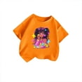 thumbnail image 3 of Tiijoy Little Girls Graphic Tee Cartoon Figure Print Short Sleeve T-Shirt, Sizes 3-14, 3 of 3