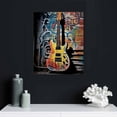 thumbnail image 4 of COMIO Street Graffiti Canvas Wall Art Hip Hop Pop Banksy Pictures Posters Paintings Prints Teen Boys Room Wall Decor Modern Cool Skateboard Guitar Artwork for Man Cave Living Room, 4 of 4