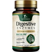 Digestive Enzymes - Super Digestive Multi Enzyme Complex for Bloating & Gut Health Support with Bromelain, Papain, Probiotics & Prebiotics - Digestion Health Support for Women & Men - 120 Capsules