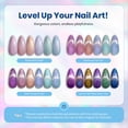 thumbnail image 3 of Set de esmaltes de uñas Beetles Pearl Gel, 6 colores, ojo de gato, holográfico, 3 of 7