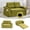 Olive, variant on Convertible Sofa Bed with Pillows, 2 in 1 Fold Out Floor Couch, Expandable Double Sofa Bed for Living Room Bedroom Lounge, Gray Corduroy