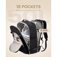 thumbnail image 3 of Mochila de viaje para portátil LOVEVOOK 50 L impermeable 46 cm negra, 3 of 7