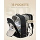 thumbnail image 3 of Mochila de viaje para portátil LOVEVOOK 50 L impermeable 46 cm negra, 3 of 7