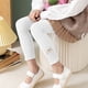 thumbnail image 5 of Cowsor Toddler Baby Girls Winter Fleece Lined Leggings Knit Thick Warm Full Length Tights Basic Velvet Pants, 5 of 5