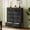 Black-12, variant on Bigleap 10 Drawer Dresser Organizer Storage Drawers, Chest of Drawers with Fabric Bin for Bedroom, Closet, Entryway,Gray