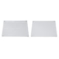 thumbnail image 3 of Pizarra magnética de borrado en seco de acrílico transparente de 15,7 x 11,8 pulgadas para refrigerador, pizarra de planificación semanal + tablero en blanco, 3 of 14