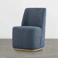 thumbnail image 2 of CHITA Modern Dining Chairs with Casters&Wood Base Set of 2, 2 of 5