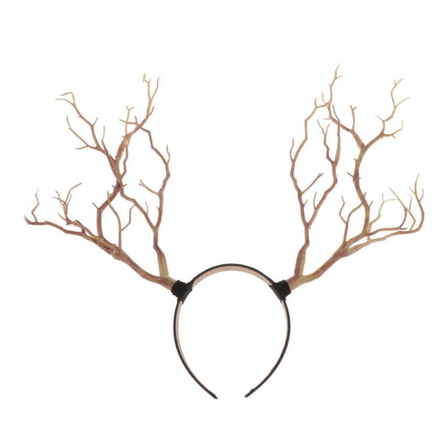 Diadema de Cuernos de Reno Navideño Perfecl Natural
