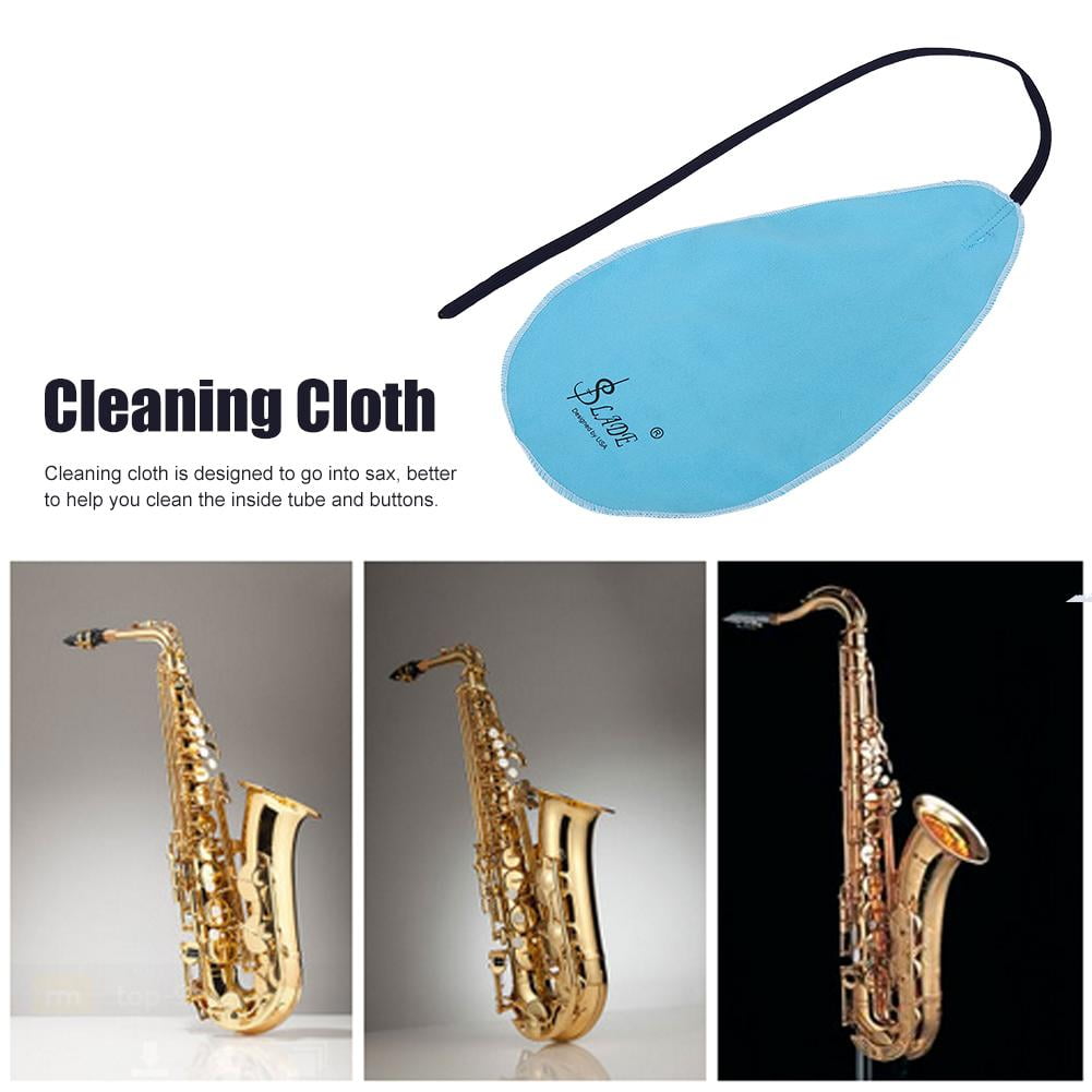 HERCHR Flute Cleaning Kit Set with Cleaning Cloth Stick Grease