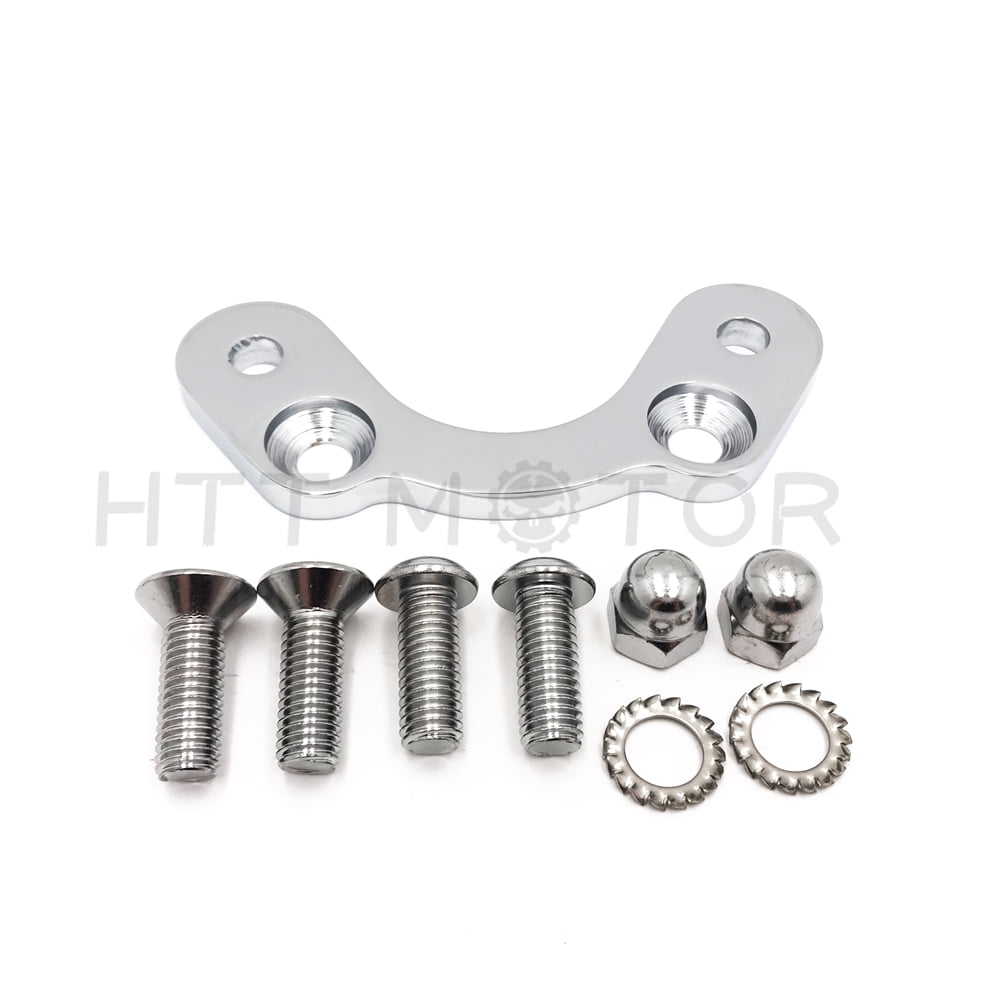 Springer Fork Handlebar Tree Adapter Top Clamp 3.5" Wide Risers For Harley DNA Springer Fork Handlebar Tree Adapter Top Clamp 3.5" Wide Risers For Harley DNA