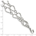 thumbnail image 4 of FB Jewels Stainless Steel Polished Double Strand Bracelet, 4 of 4