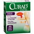 thumbnail image 1 of Curad Sheer Bandages One Size 80 Each (Pack of 2), 1 of 1