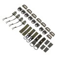 thumbnail image 3 of Molle Attachments, Multi Purpose Orderly Storage Backpack Attachments Easy To Use  For Travel Black,OD Green,Soil Color, 3 of 8
