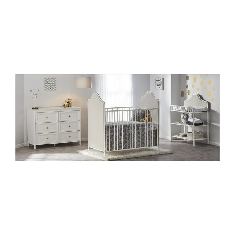 Little Seeds Piper Metal Changing Table Cream Walmart
