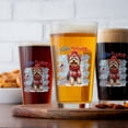 thumbnail image 4 of Hello Winter Yorkshire Terrier Smiling in Red Scarf Hat Welcome Christmas 16oz Pint Beer Glass Mug Yorkie Dog Lover Gifts Beer Glasses Cup - 00017, 4 of 5