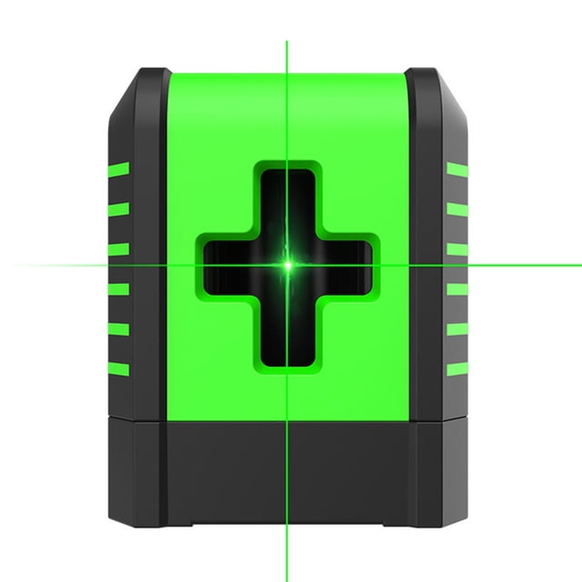 Mini nivel láser de 2 líneas Nivel láser portátil para mosaico de carpintería (luz verde) Ehuebsd Para estrenar
