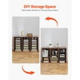 thumbnail image 6 of Literature Organizer, 24-Slot Wood Mail Sorter with Removable Shelves, Paper File Storage, 6 of 10