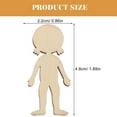 thumbnail image 2 of TINKSKY 50Pcs Kids Wood Cutouts Boy Girl Cutouts For Diy Activities And Creative Crafts At Parties, 2 of 8