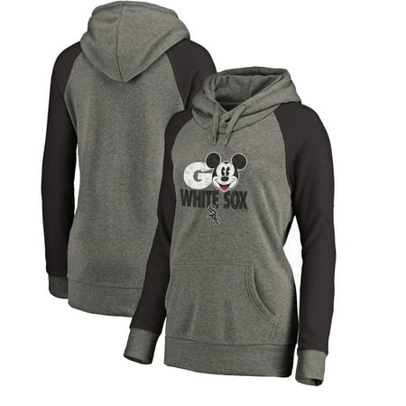 - Chicago White Sox Fanatics Branded Women's Disney Rally Cry Tri-Blend Raglan Pullover Hoodie - Ash