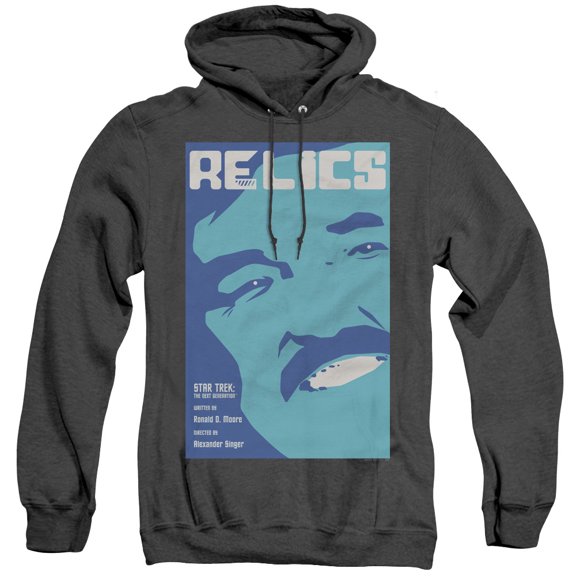 Star Trek Tng Season 6 Episode 4 Adult Heather Hoodie Sweatshirt Black