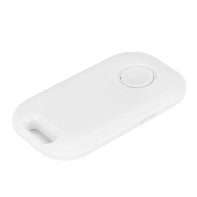 Localizador de artículos con Bluetooth para evitar la pérdida de bolsos de niños y mascotas, dispositivo de seguimiento de llaves inteligente para Android e IOS, color blanco