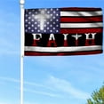 thumbnail image 3 of Cayyon Christian Flag 3x5Feet Christian Cross, Faith American Grommet Flag Banner with 2 Brass Grommets, 3 of 4
