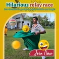 thumbnail image 3 of Granny Pants Yard Game, Granny Pants Outdoor Game – Hilarious Inflatable Ball Relay Set with Giant Stretchy Pants, 5/10/20 Balls and 1/2 Pump for Kids, Adults, Backyard Parties and Field Day(4PCS), 3 of 7