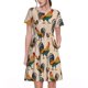 thumbnail image 1 of Balery Rooster Vestidos sueltos de manga corta para mujer, vestidos de verano 2025, vestidos casuales de corte A con vuelo., 1 of 6