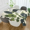 thumbnail image 2 of Yayeee Tablecloths 60" x 90" Rectangle Wrinkle Resistant Party Table Cover, Navy Flower, 2 of 8