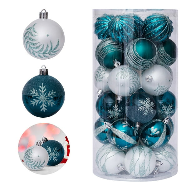 Decoraciones para Árboles Navidad Hugtrwg 30 Piezas irrompibles 6 cm