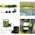 thumbnail image 3 of 10L0L Golf Cart Side Mirrors & Center Rear View Mirror for Yamaha Club Car EZGO Cart Parts Accessories, 3 of 9