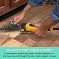 thumbnail image 2 of HLONK 9Pcs Oscillating Saw Blade Stainless Steel Oscillating Multitool Blade Oscillating Tool Flexible Rigid Scraper Blade Professional Oscillating Multi Tool Hook Cutter Blade Scraper, 2 of 10