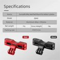 thumbnail image 3 of Bike Seat Bracket for Action 5Pro/ X4/GoPro13 Action Camera Bike Seat Rail Mount Black, 3 of 4