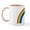 White/Pink Inside, variant on CafePress - Rainbow Mug - 11 oz Ceramic Mug - Novelty Coffee Tea Cup