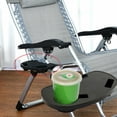 thumbnail image 2 of Chaises Longues Pliantes Portatives à Gravité pour Plage, Camping Extérieur, Fauteuil Inclinable, Plateau, Outil, 2 of 5
