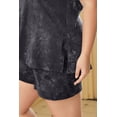 thumbnail image 4 of CASSIE LIZ Plus Size Outfits for Women 4X Summer Shorts Set Fashion Tie Dye Outfits Shorts Sleeve Tops and Shorts Set Sweatsuits with Pockets 4XL 24W 26W, 4 of 9