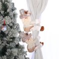 thumbnail image 4 of Steadline Christmas Pinecone Hat Doll Curtain Buckle with Flannel Material - Festive Santa and Snowman Design for Seasonal Home Decoration, 4 of 6