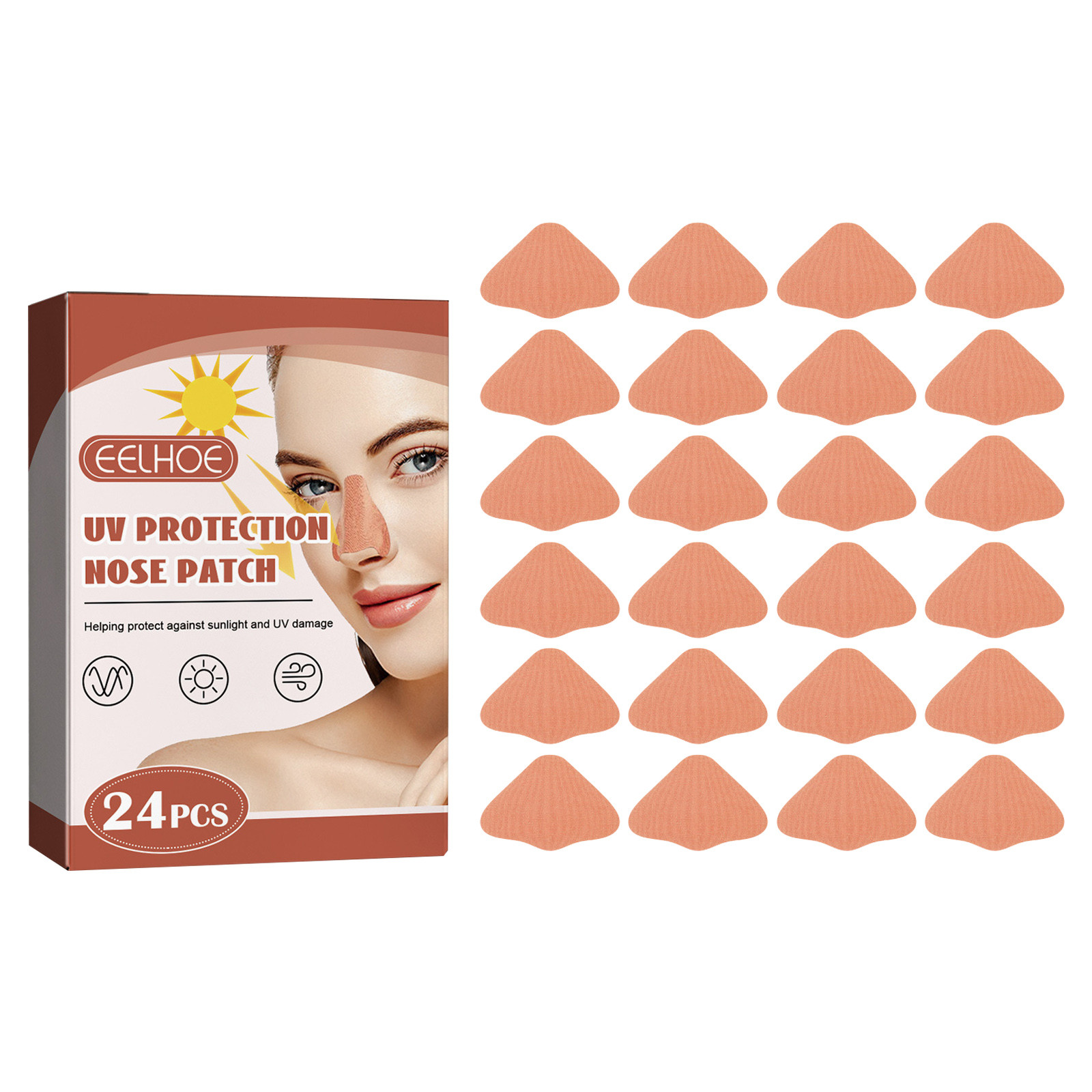 Save on Beautify! 24pcs Nose Protection, Sun Protection, UV Nose
