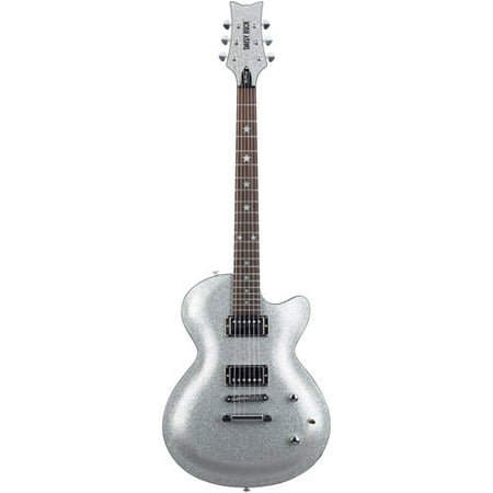 Silver Rock Candy Daisy Rock 14-6757 Rock Candy Standard-Size Classic Electric Guitar, Diamond Sparkle ()