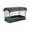 Black, variant on Galvanized Raised Garden Bed with Crop Cage and Shade Cloth Roof - 841ft Metal Planter Box