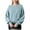 Sky Blue, variant on Women's Floral Sweaters Winter Oversized Tops | Long Lantern Sleeve Pullover, Neck,Drop Shoulder, Ribbed Details, Stretchy Knit , 2026 Fashion (Sky Blue, M)