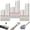 2, variant on 1.5 to 6mm Pagoda Shaped Drill Bit, All in One Pagoda Hexbit Magnetic Screwdriver Bits Set, Industrial Strength to Hold 3‑inch Screws, Anti Cam Out, for Electric Drills and Wrenches (1)