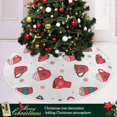 thumbnail image 6 of Christmas Hot Chocolate Coffee Tree Skirt, Seasonal Tree Mat Holiday Party Supplies Ornaments Indoor Outdoor Decorations for Tabletop Trees 35.4 Inches, 6 of 6