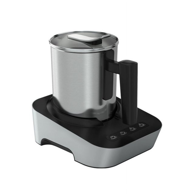 Jinsinto 550w electric milk frother, automatic milk frother, with stirrer new model hot and cold milk frothing, heated milk, hot chocolate silent operation